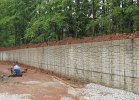 stone retaining wall